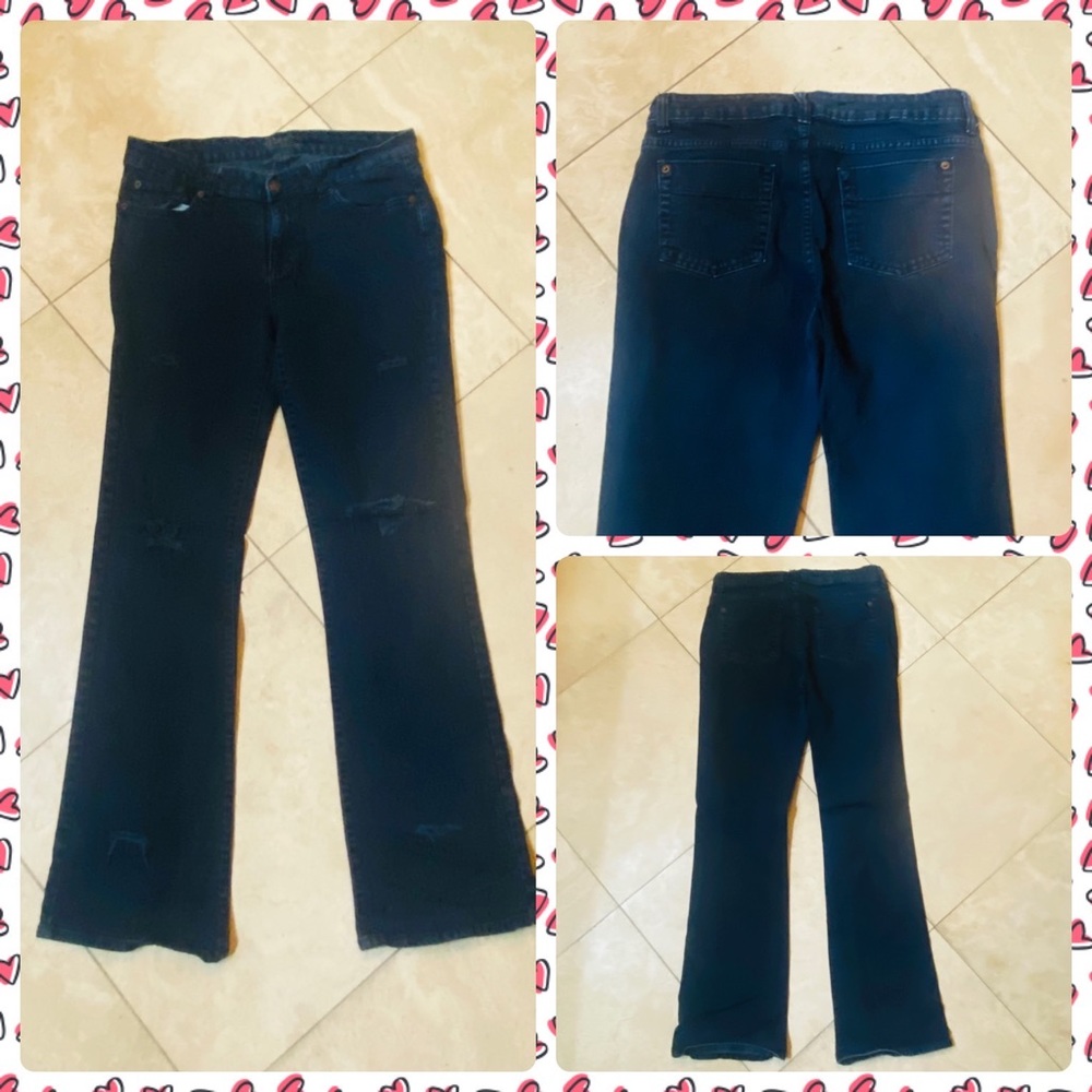 Bitten SJP Dark Distress Denim Jeans sz 8